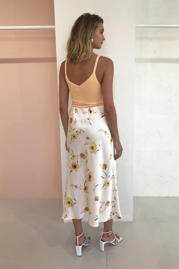 bec and bridge colette midi dress Bec & Bridge Beige Collette Wrap Midi Dress (For Hire) EKOLUV