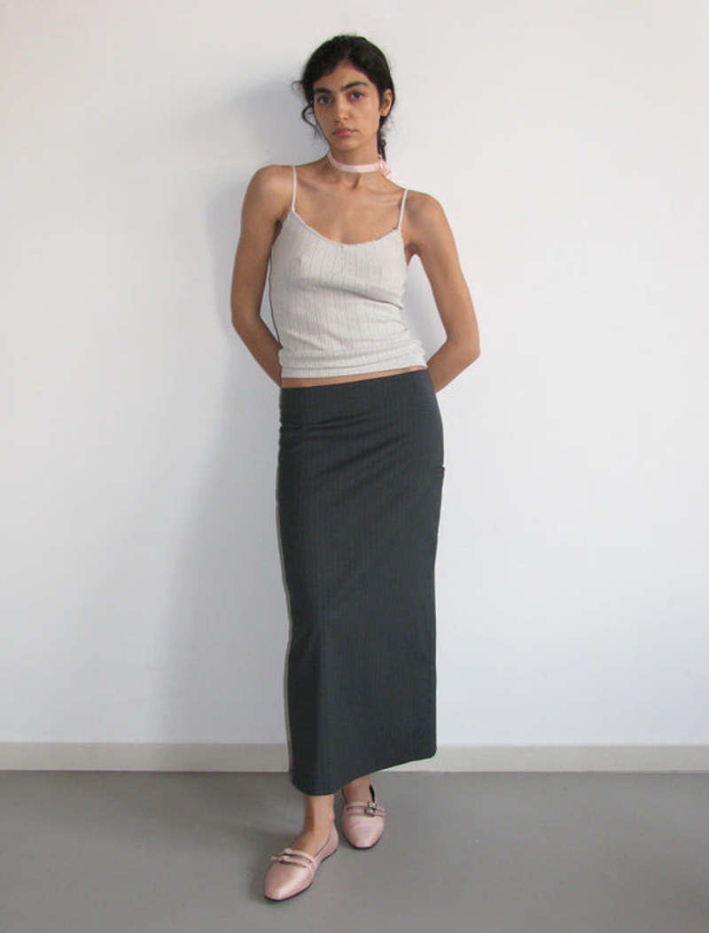 Paloma Wool Ari Pointelle Cami Top - Grey | Garmentory