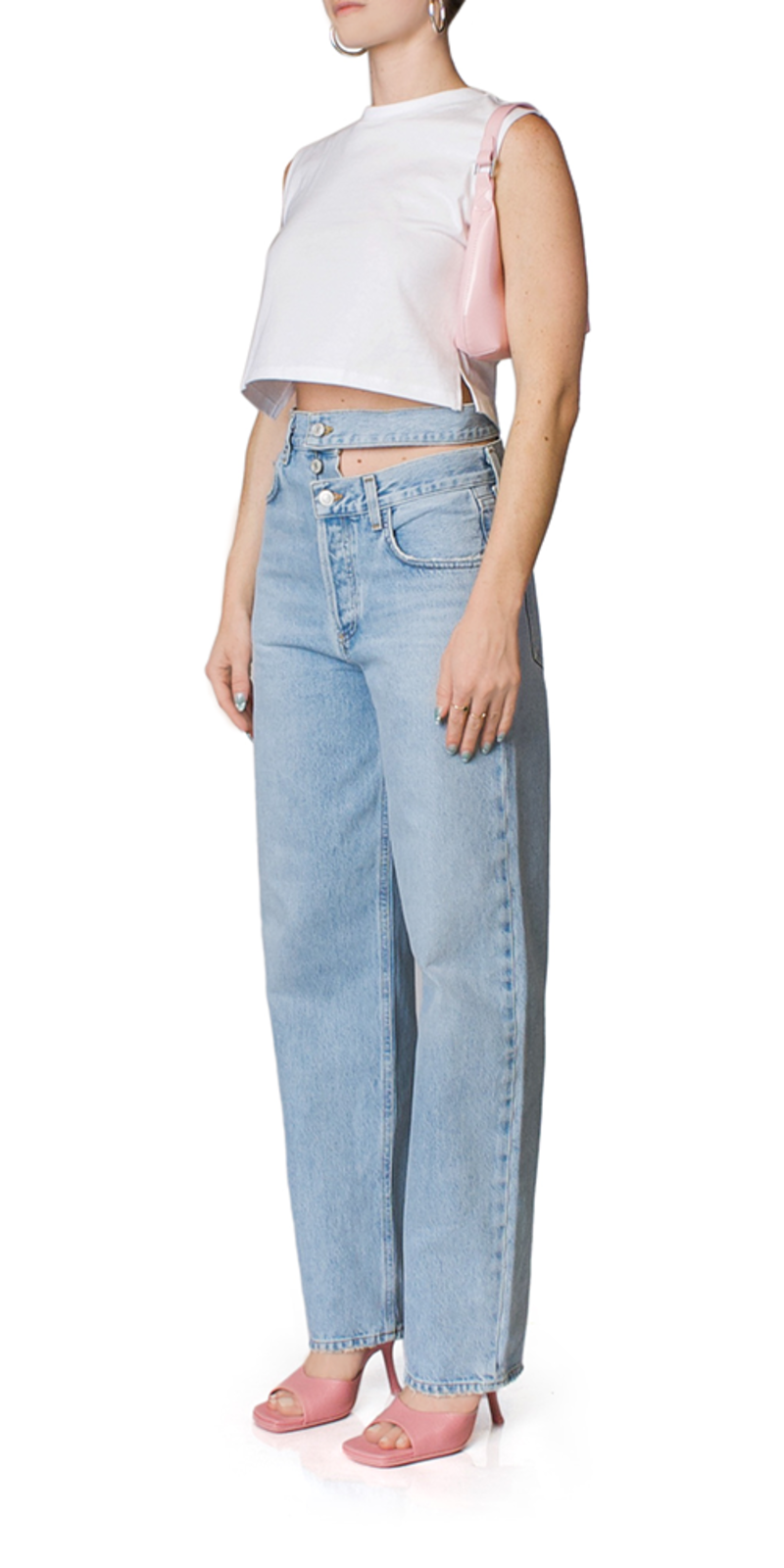 AGOLDE Broken Waistband Jeans - Sideline | Garmentory