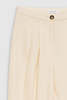 Alexa Leigh Jay Trouser - Light Yellow Linen - Thumbnail 4