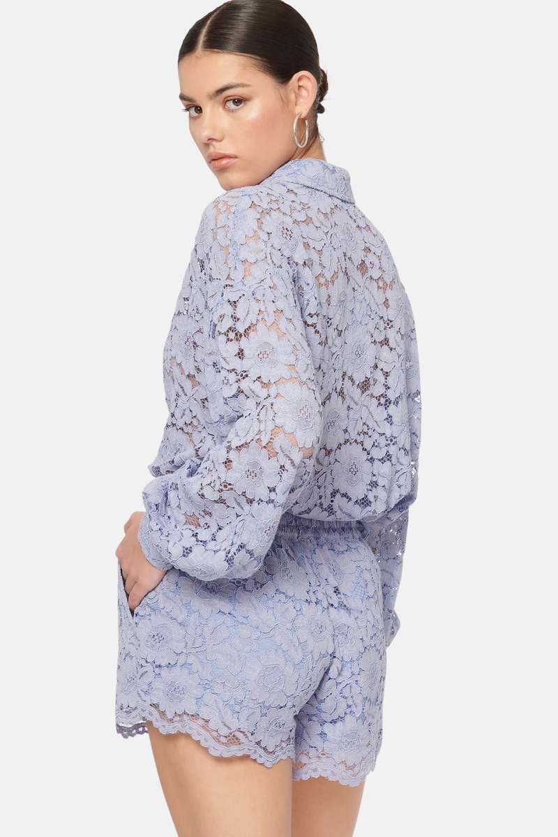Cami NYC Belkis Lace Top - Cornflower