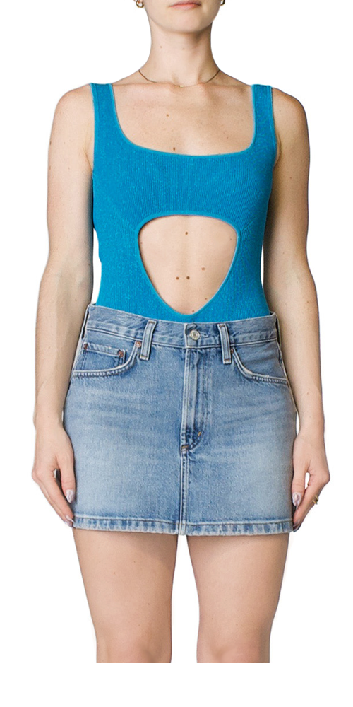 Maryam Nassir Zadeh Sacred Bodysuit - El Mar | Garmentory