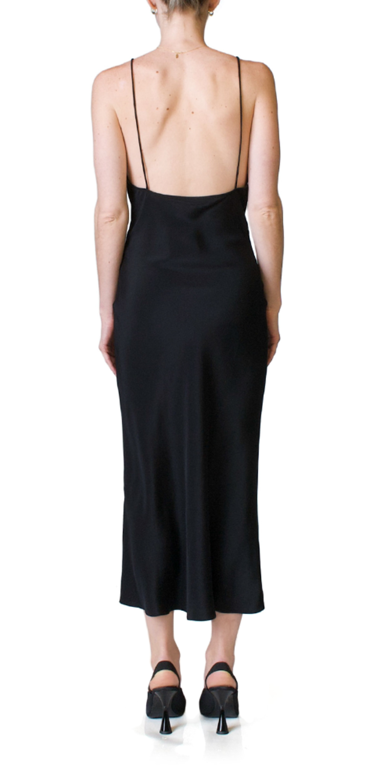 Christopher Esber Triquetra Front Tie Slip Dress - Black | Garmentory Christopher Esber Triquetra Front Tie Slip Dress - Black | Garmentory