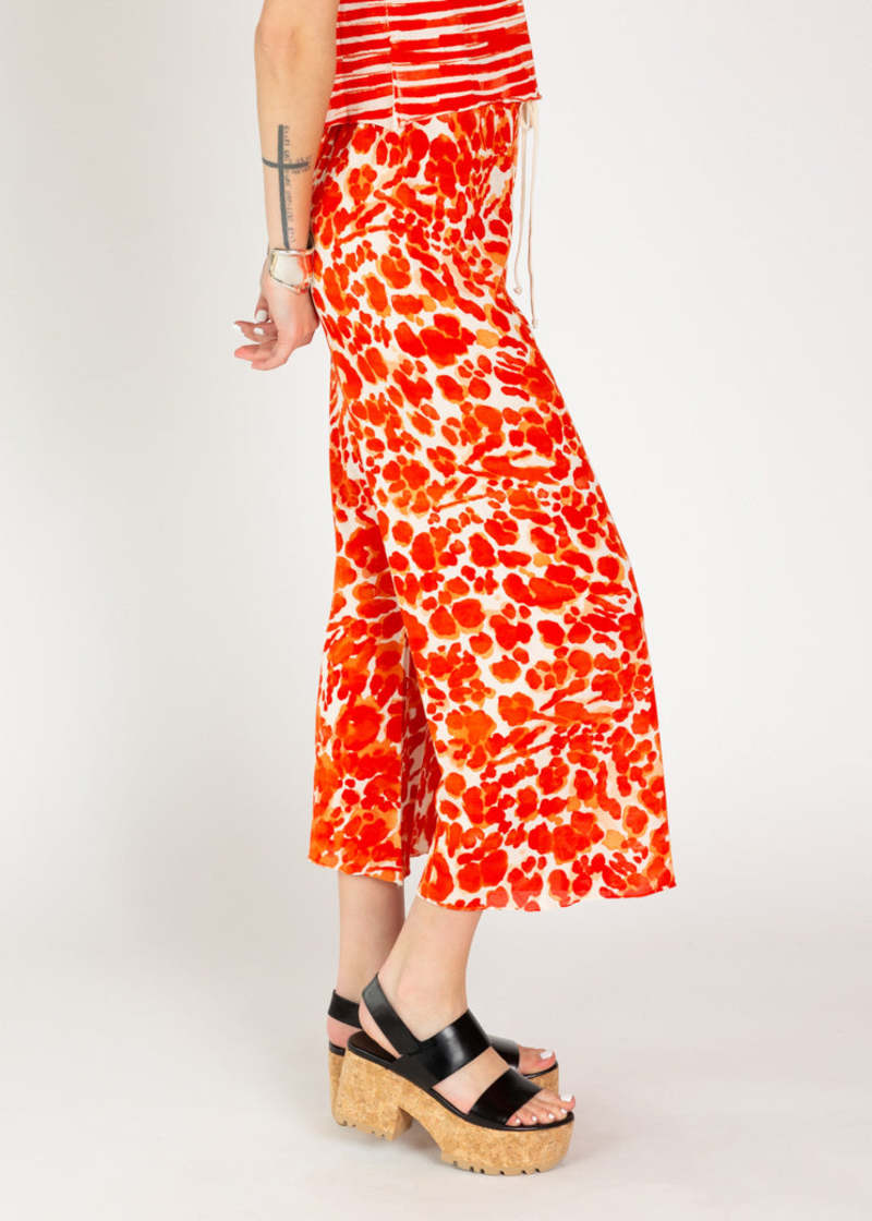 MJ Watson Tomato Flowers Cotton Pant - Tomato Flowers