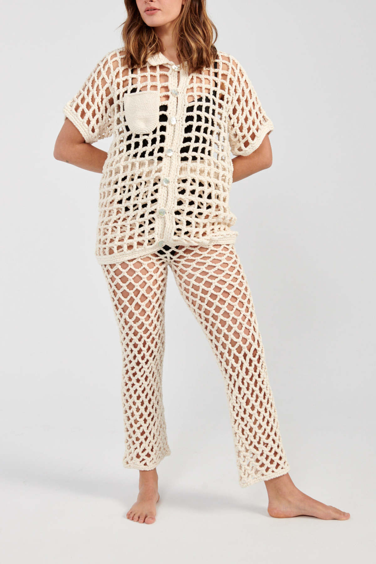 Nia Thomas Sessa Shirt - Cream - Image 2 of 6