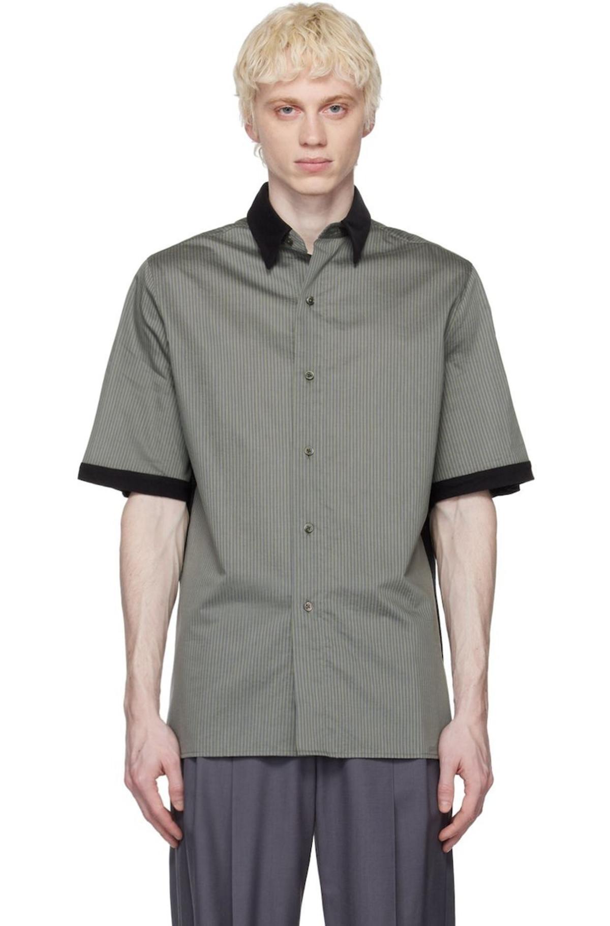【関税込み】Maryam Nassir Zadeh ブルー Rex シャツ Maryam-Nassir-Zadeh-Rex-Shirt-