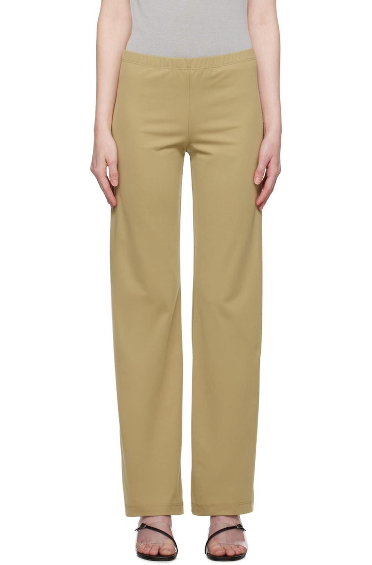 Maryam Nassir Zadeh Dance Lounge Pants Sandstone Garmentory