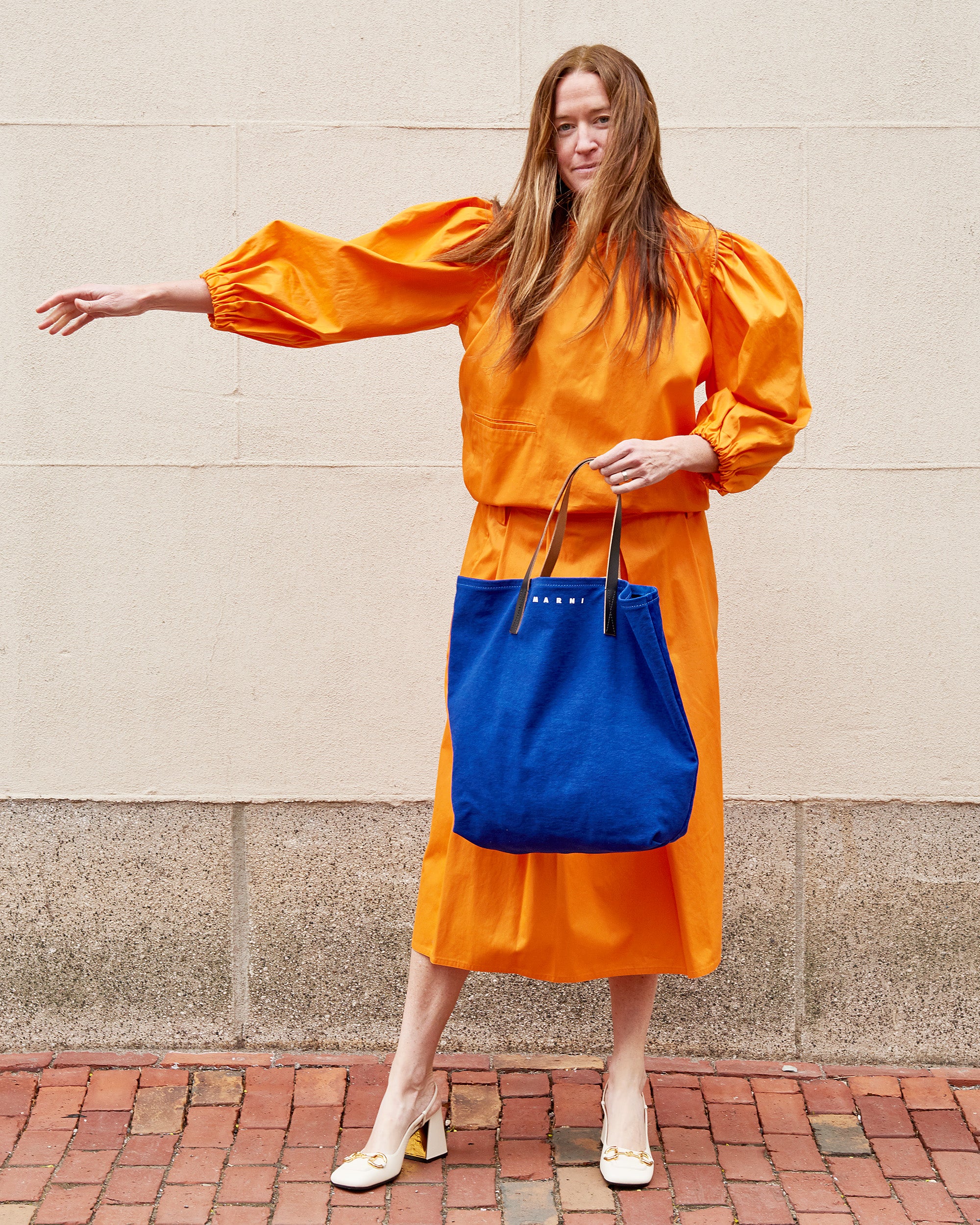 SOFIE D' HOORE BIBIANNE コットン ギャザーブラウス