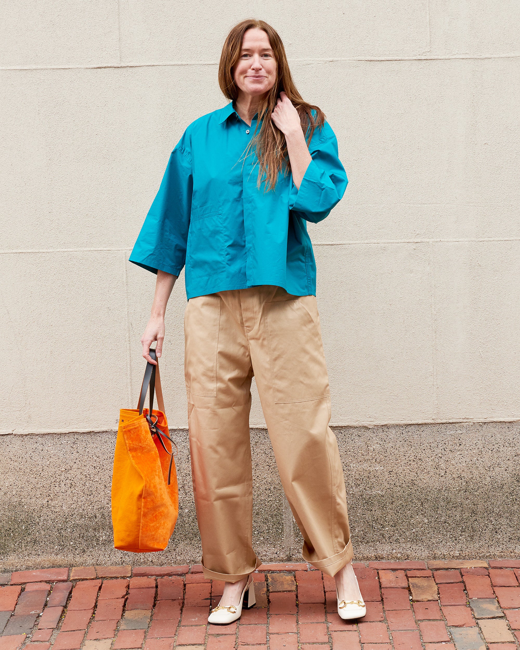 Sofie D'Hoore Briley Shirt - Topaz Green | Garmentory
