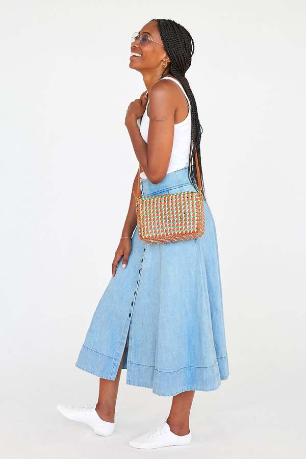 Clare V. Marisol Bag - Multi Mercado Rattan | Garmentory