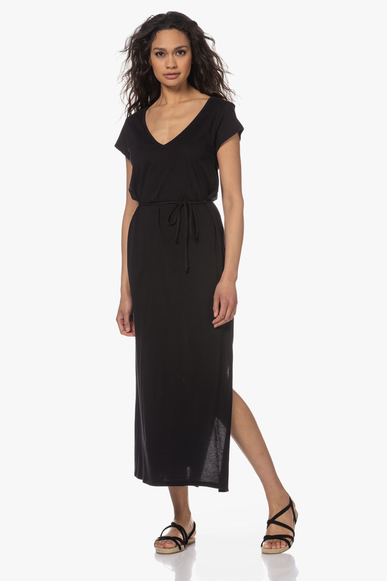 lina italian denim midi dress Abrianna Midi Dress