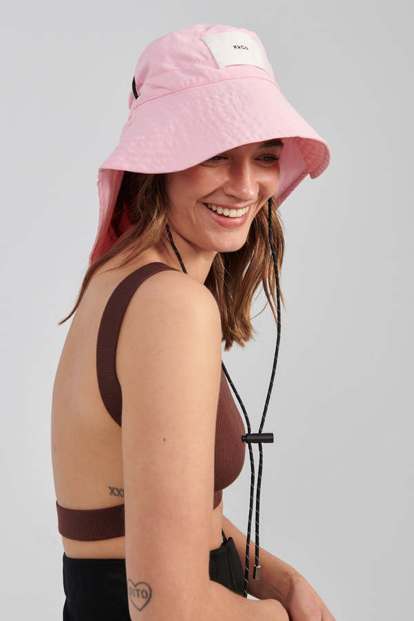 KkCo Camp Bucket Hat - Ballet Pink | Garmentory display picture 3