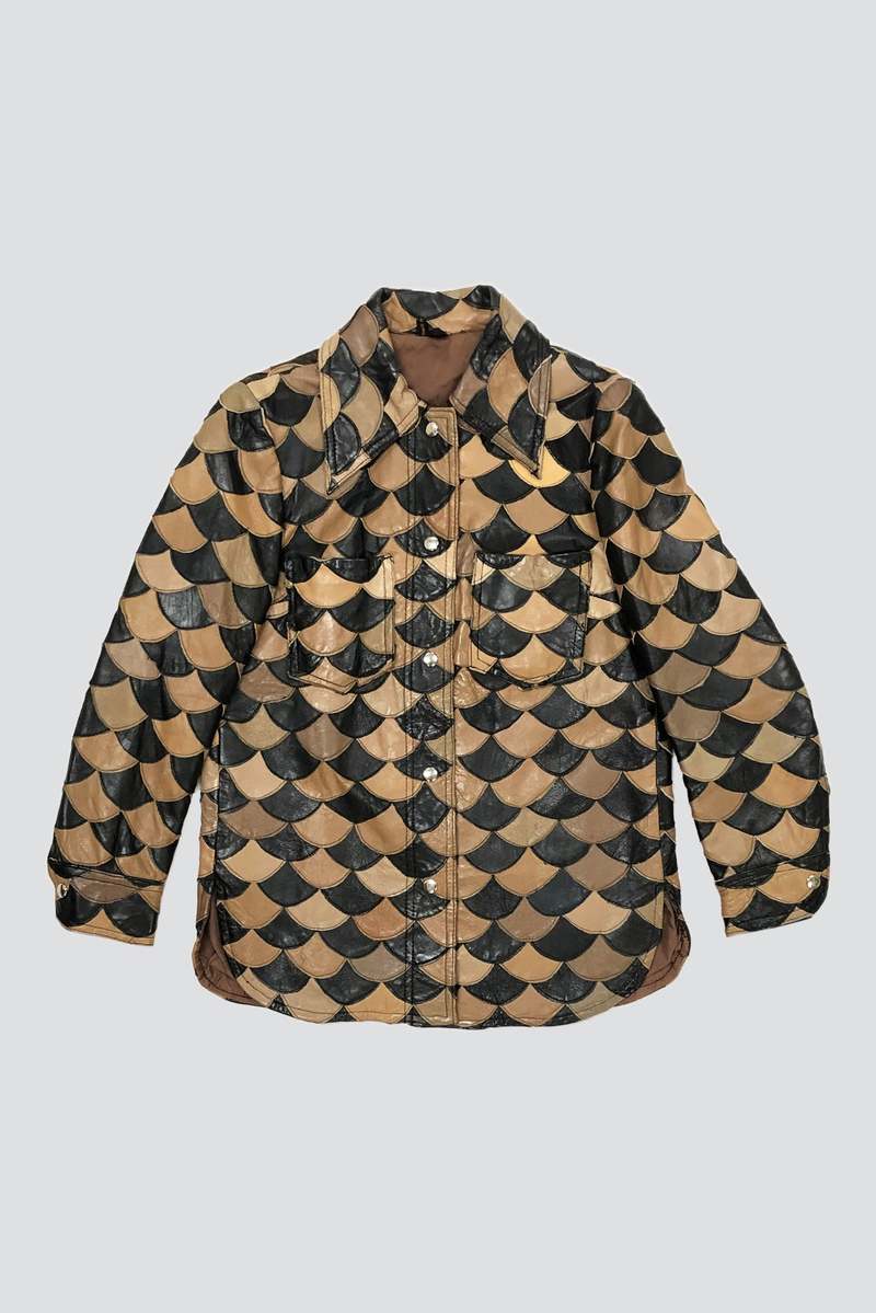 ジャケット・アウター MASU SCALLOP LEATHER JACKET MASU / SCALLOP LEATHER JACKET-MASUの通販EQUAL