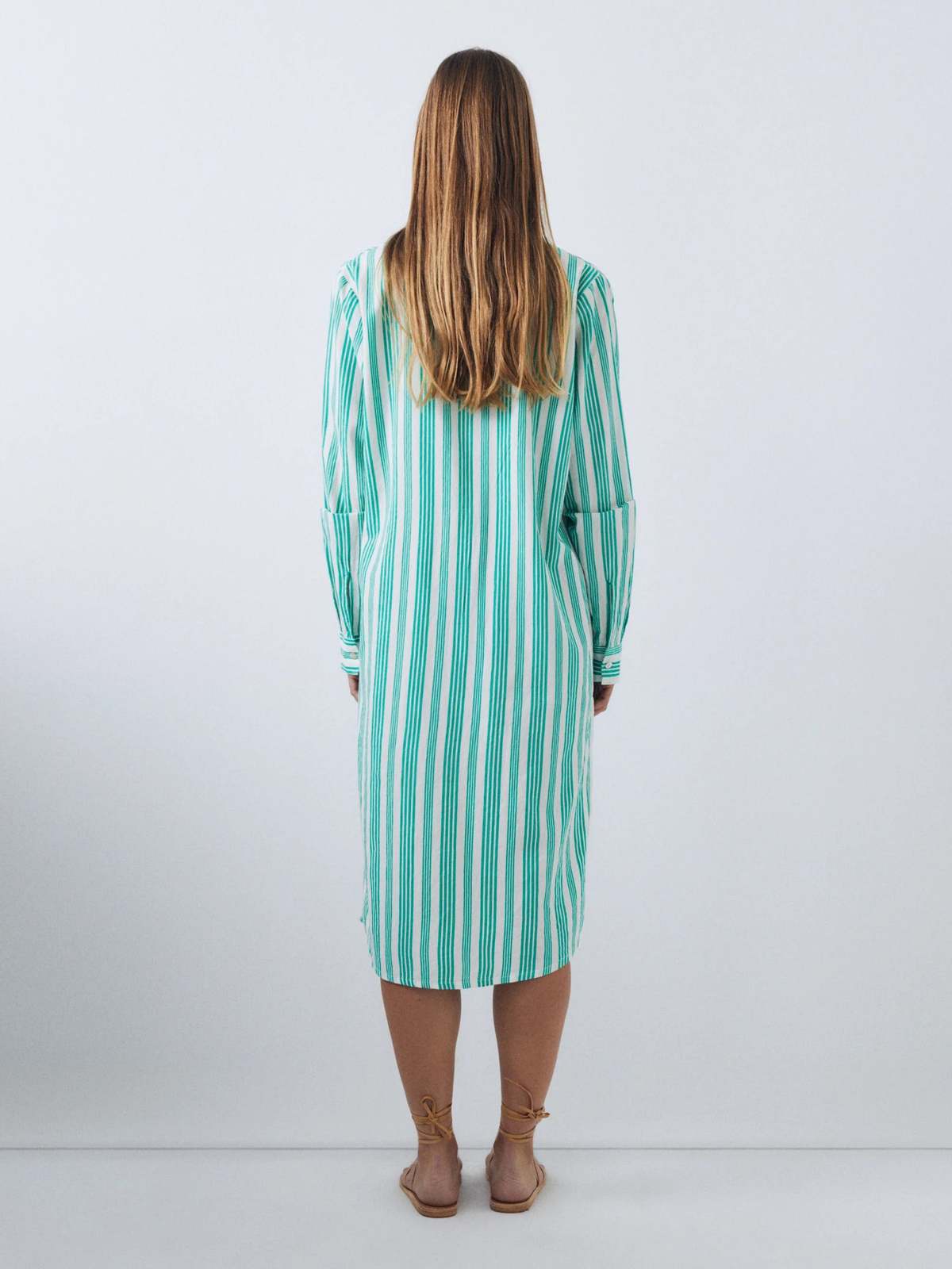 Gimaguas Maam Stripe Dress - Green