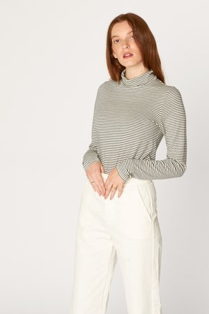 Lacausa Striped Turtleneck Lacausa Striped Turtleneck