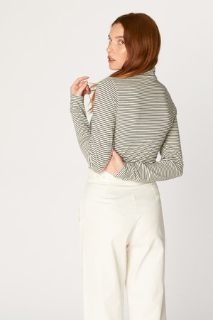 Lacausa Striped Turtleneck Lacausa Striped Turtleneck