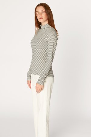 Lacausa Striped Turtleneck Lacausa Striped Turtleneck