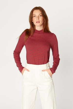 Lacausa Striped Turtleneck Lacausa Striped Turtleneck