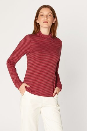 Lacausa Striped Turtleneck Lacausa Striped Turtleneck