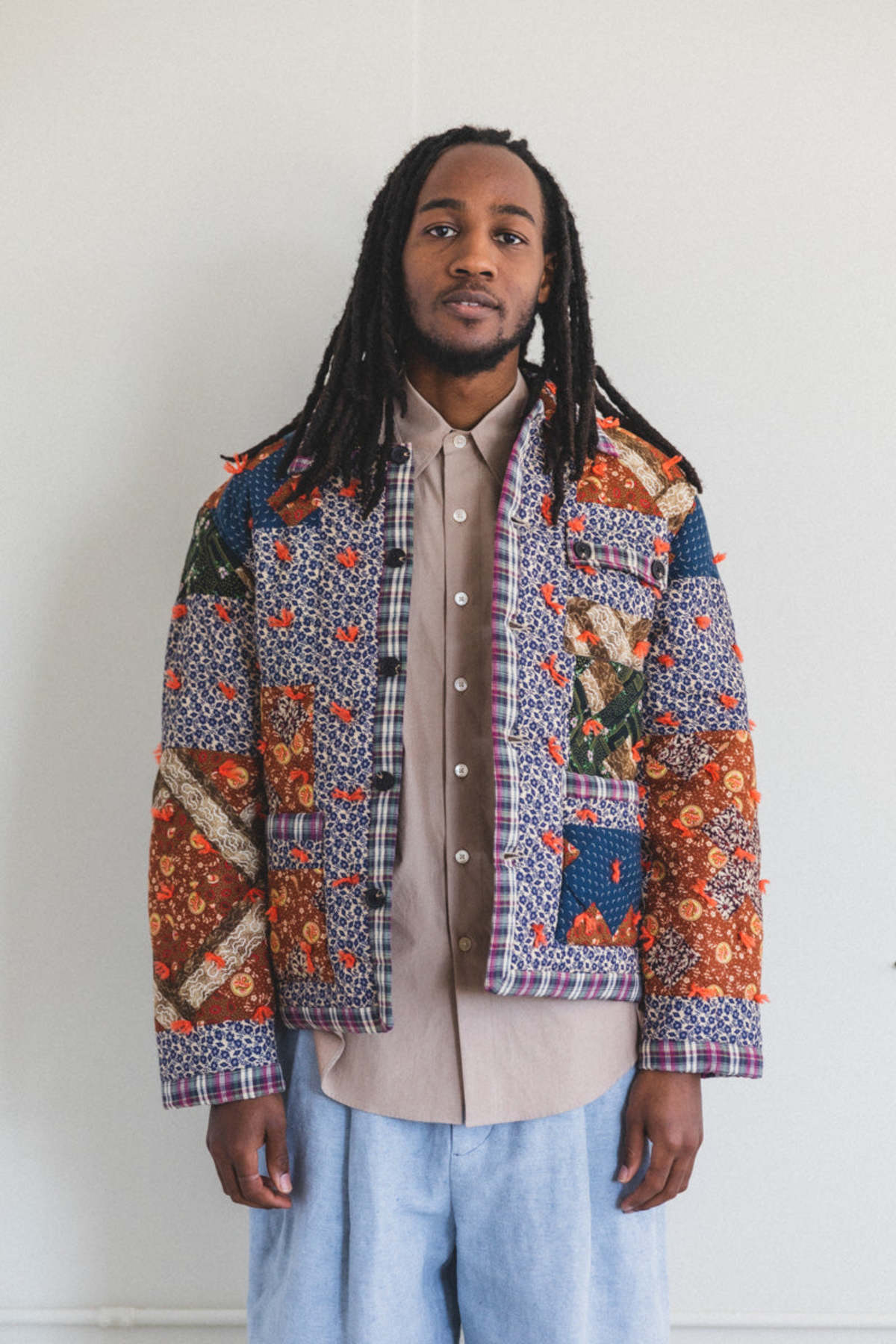 ジャケット・アウター BODE STAR CROSS QUILT JACKET Bode Multicolor Star Cross Quilt Jacket Bode