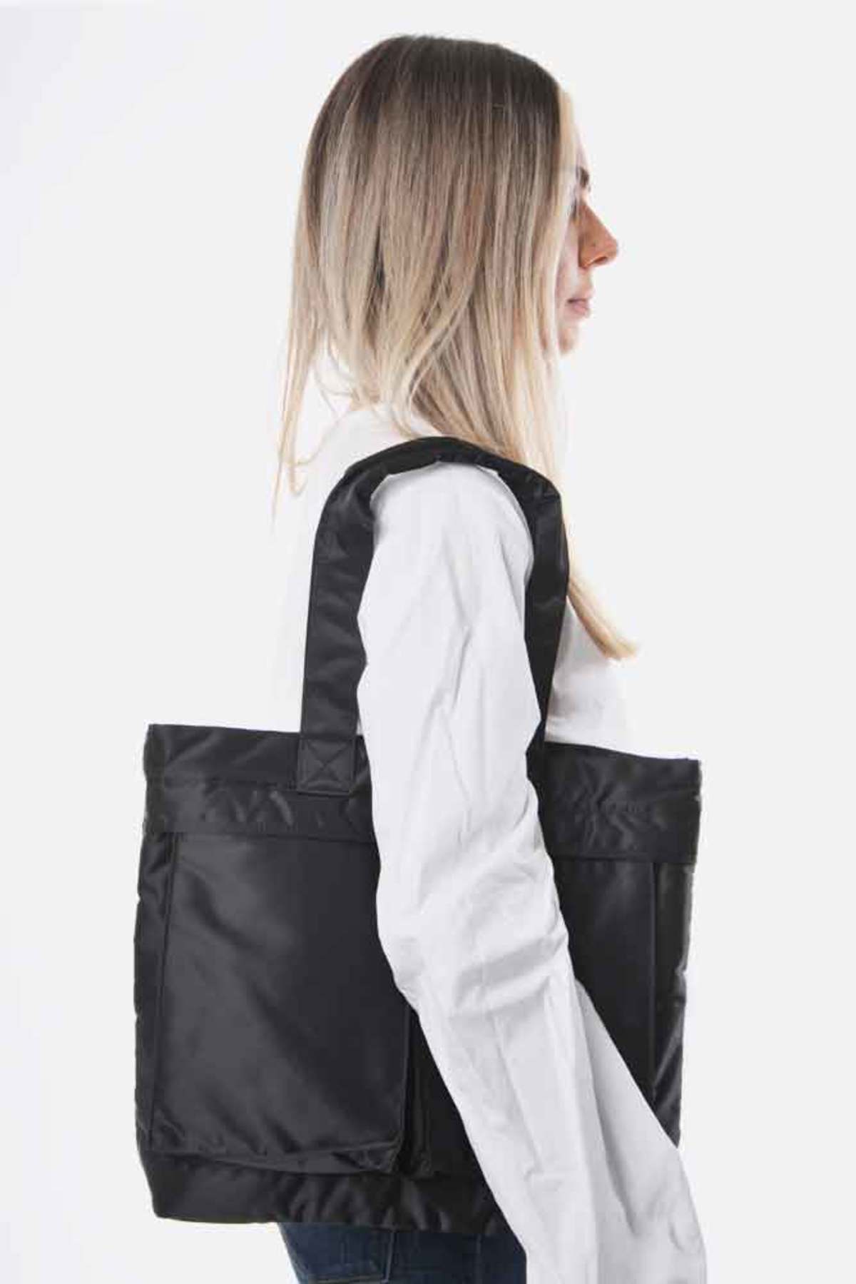 Black Tanker Tote | Garmentory