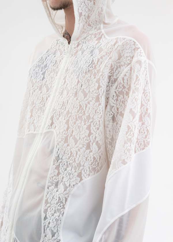 Post Archive Faction (Paf) 5.0+ Hoodie Left - Short/White