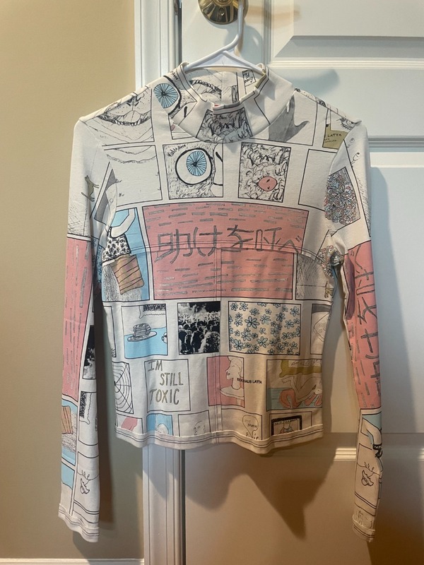 ECKHAUS LATTA Comic Lapped Baby Turtleneck