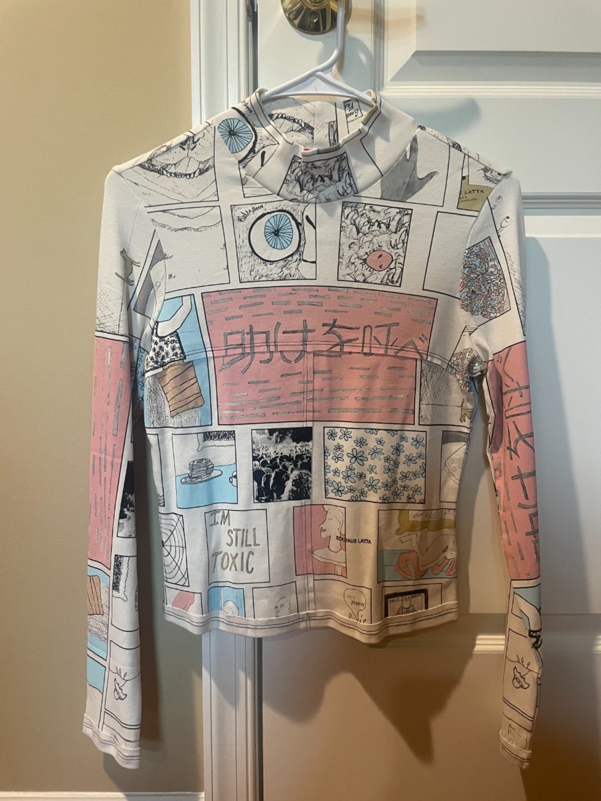 ECKHAUS LATTA Comic Lapped Baby Turtleneck - Image 1 of 2