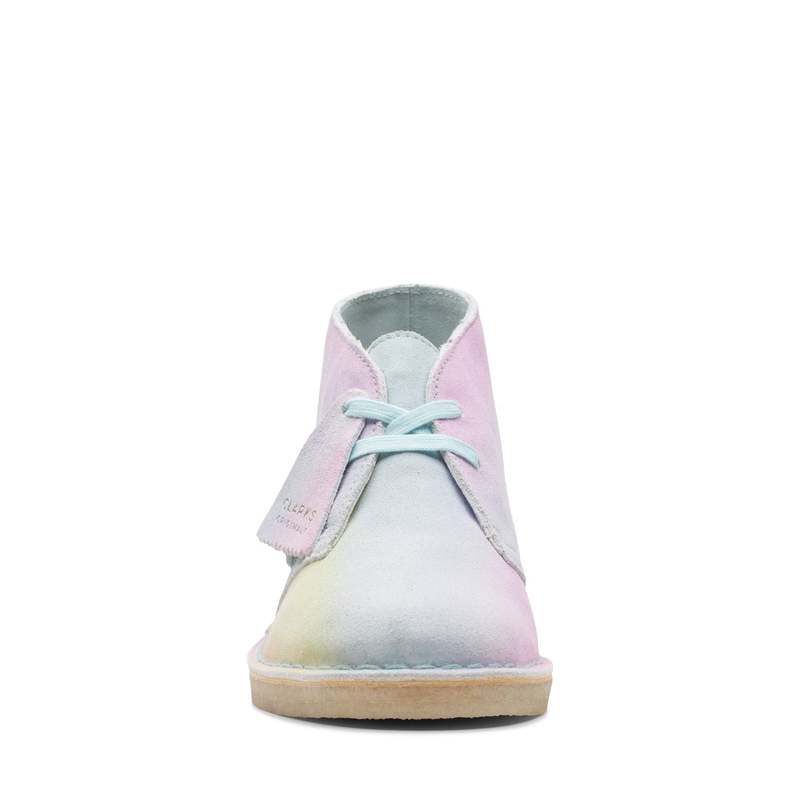 Clarks Originals Desert Boot - White Blue