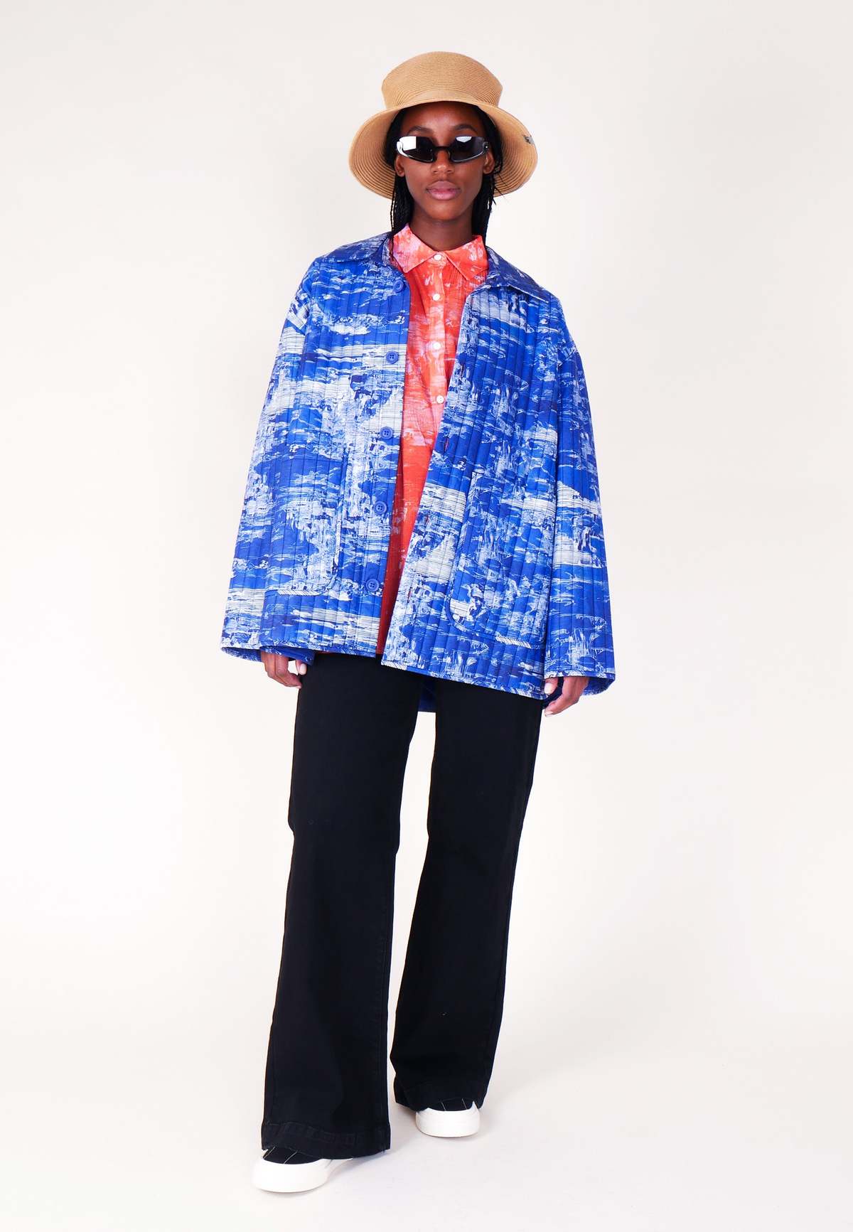 Henrik Vibskov Wheel Padded Jacket - Blue Riddle | Garmentory