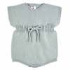 Kids Condor Baby Garter Stitch Romper - Sea Mist Green - Thumbnail 1