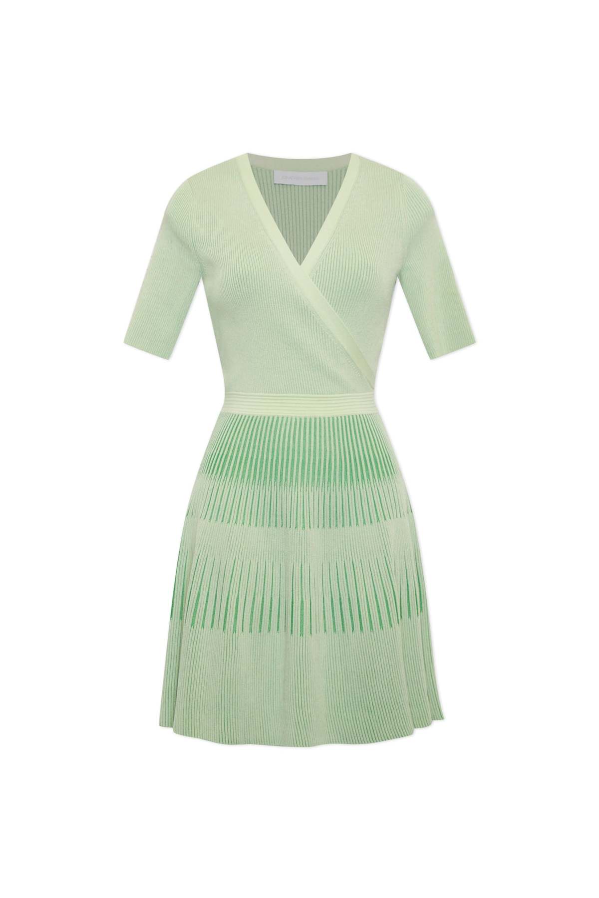 green emerald velvet dress Burke Draped Satin Midi Dress