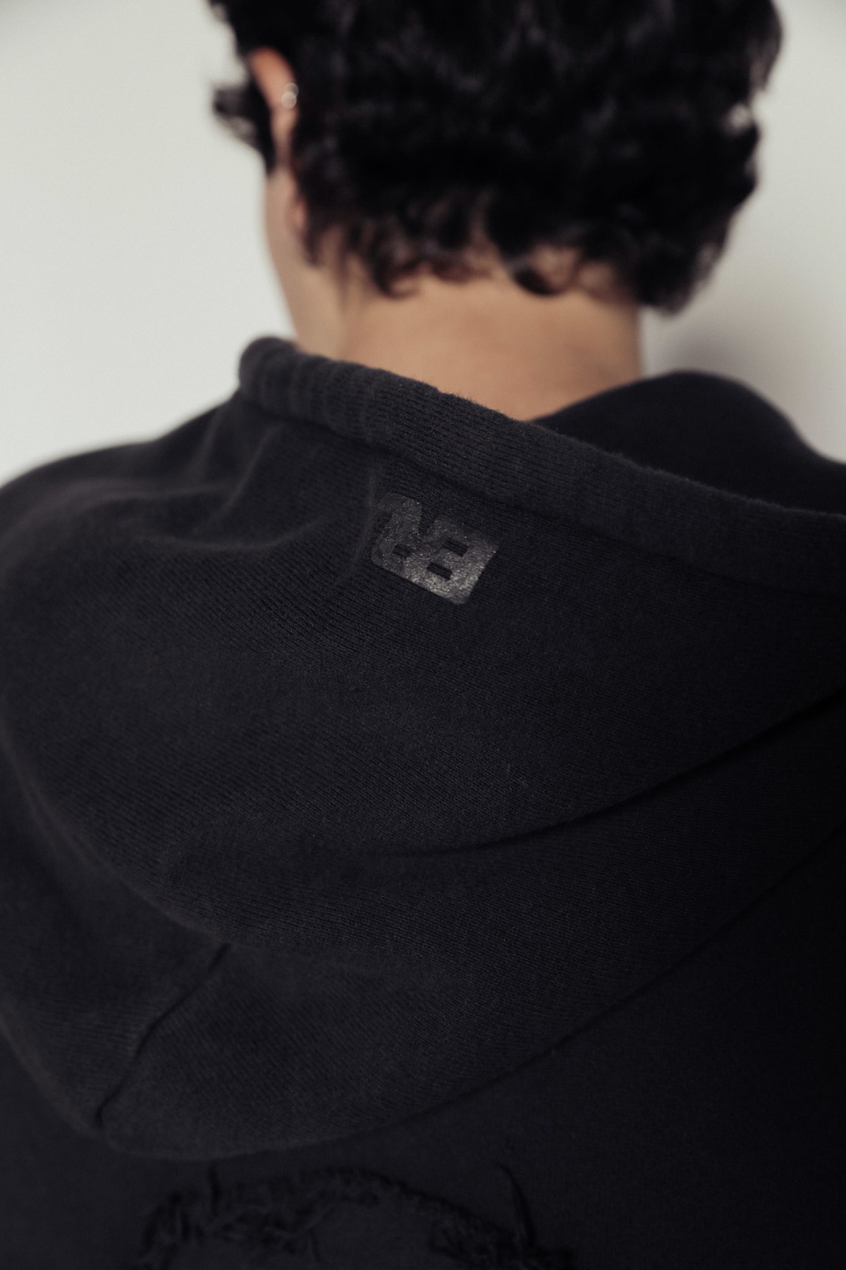 ERL Premium Swirl Hoodie - Black | Garmentory