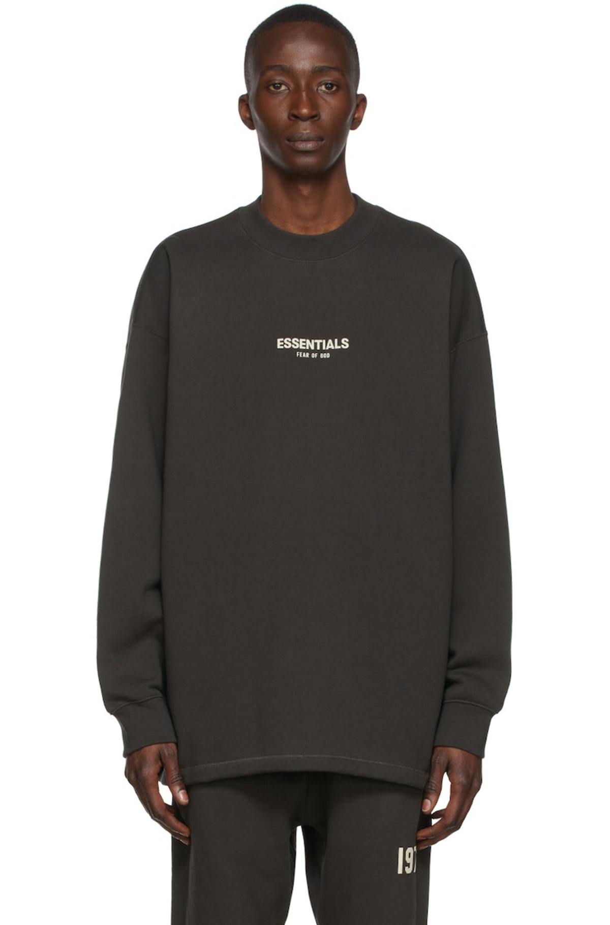 Essentials Relaxed Crewneck Sweatshirt - Iron | Garmentory
