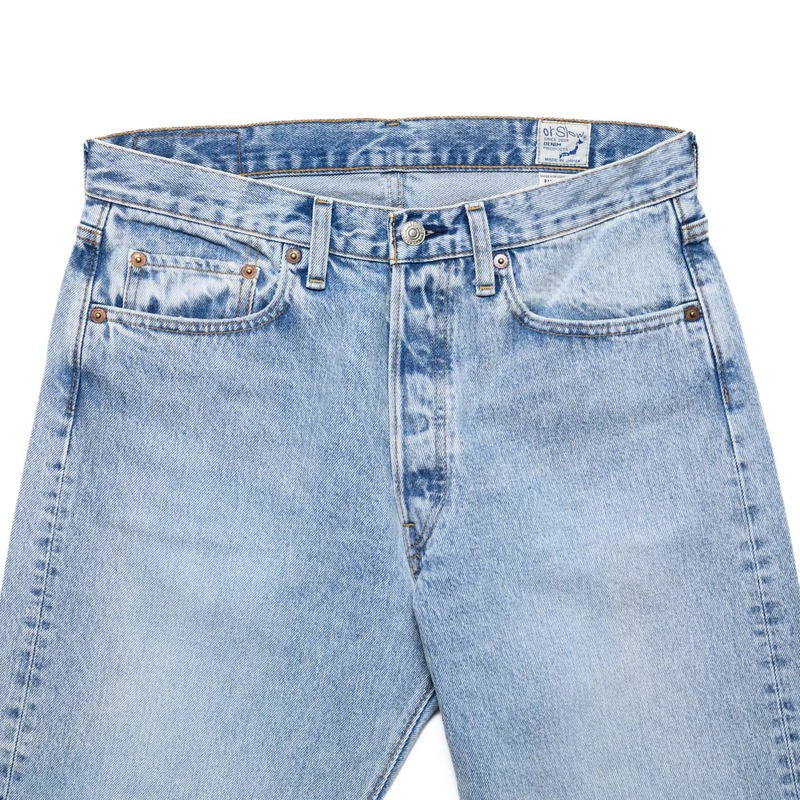 Orslow 105 90's Standard Fit Jeans - Sky Blue Orslow 105 90's Standard Fit Jeans - Sky Blue