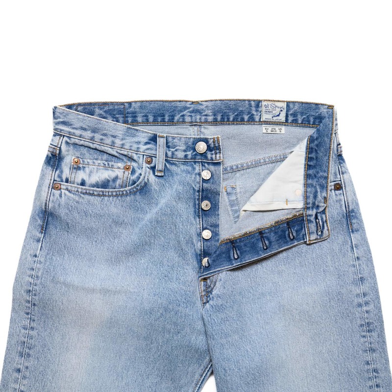 Orslow 105 90's Standard Fit Jeans - Sky Blue Orslow 105 90's Standard Fit Jeans - Sky Blue