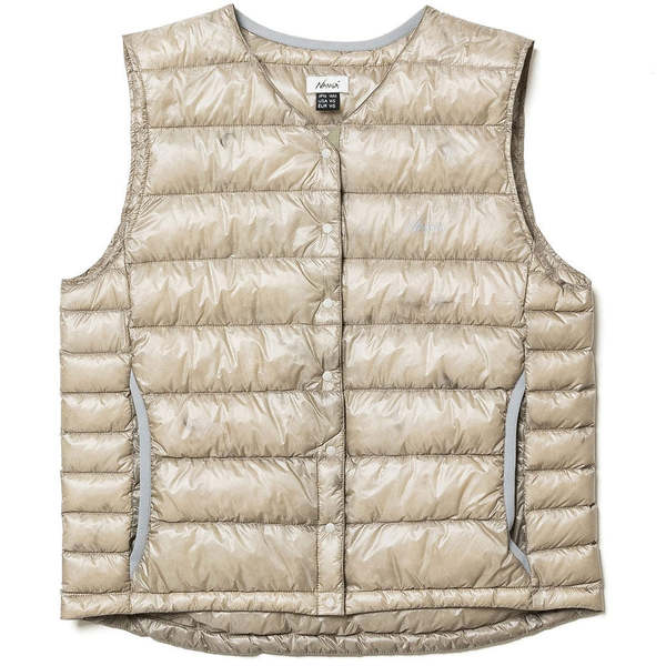 Nanga Inner Down Vest Beige Garmentory