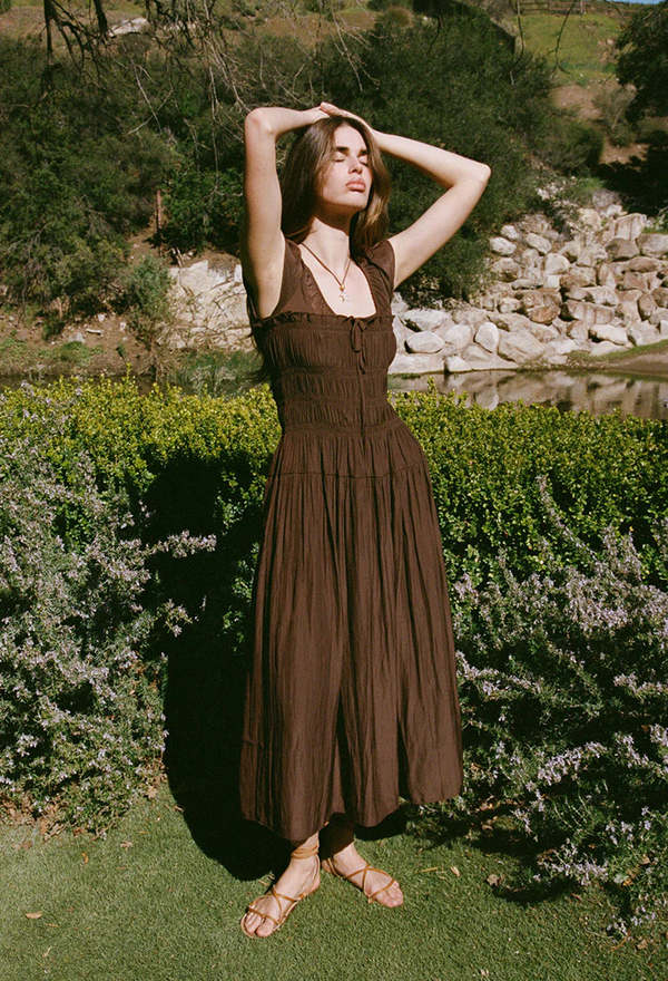 ciao lucia Lauretta Dress - Driftwood | Garmentory ciao lucia Lauretta Dress - Driftwood | Garmentory