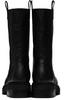 Eckhaus Latta Stacked Boots - Black - Thumbnail 2
