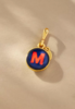 Clare V. Alphabet Charm - Gold/Multi - Thumbnail 2