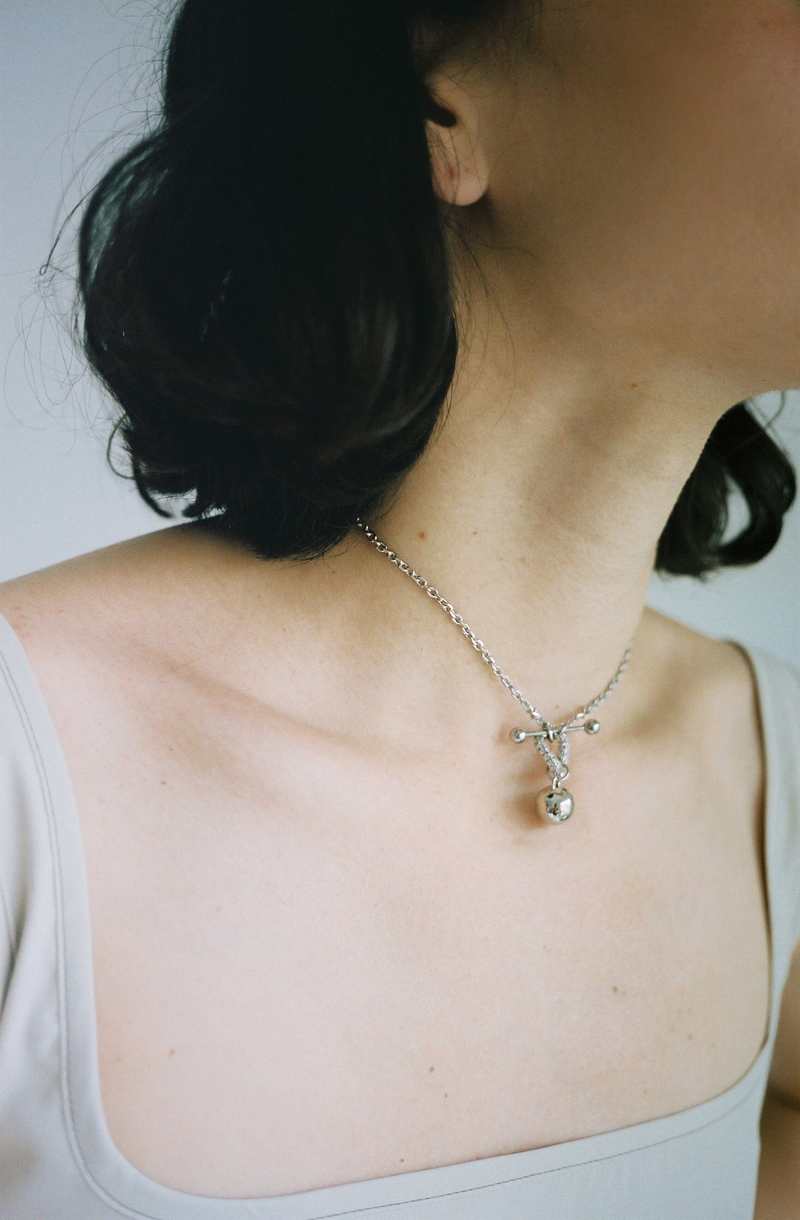 Justine Clenquet Gordon Choker - Silver | Garmentory
