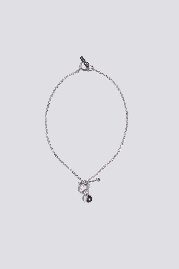 Justine Clenquet Gordon Choker - Silver | Garmentory