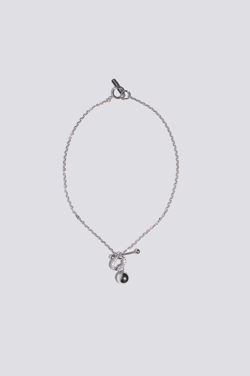 Justine Clenquet Gordon Choker - Silver | Garmentory