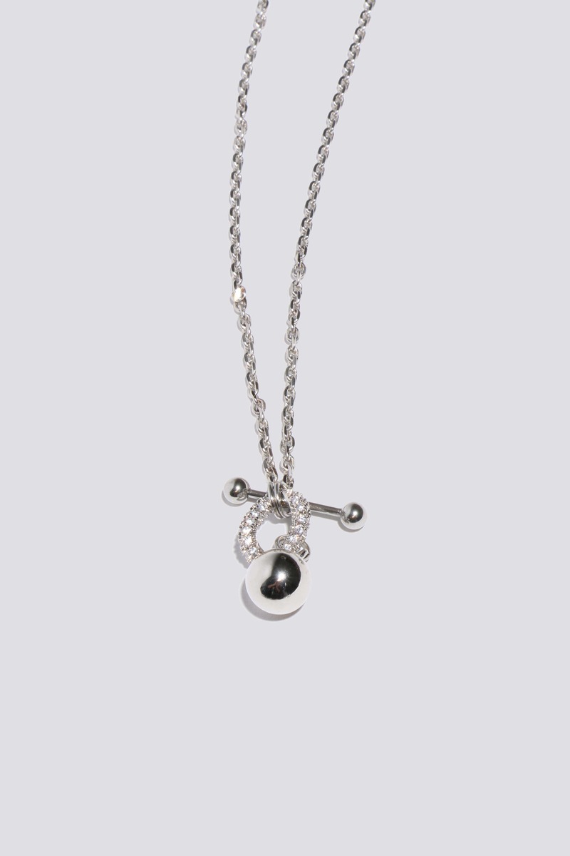 Justine Clenquet Gordon Choker - Silver | Garmentory