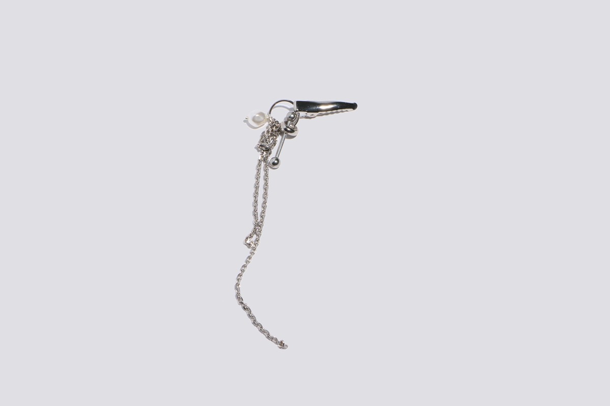 Justine Clenquet Winona Hair Clip - Silver | Garmentory