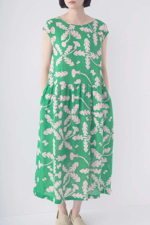 olive green linen maxi dress The Linen V-Neck Maxi Dress