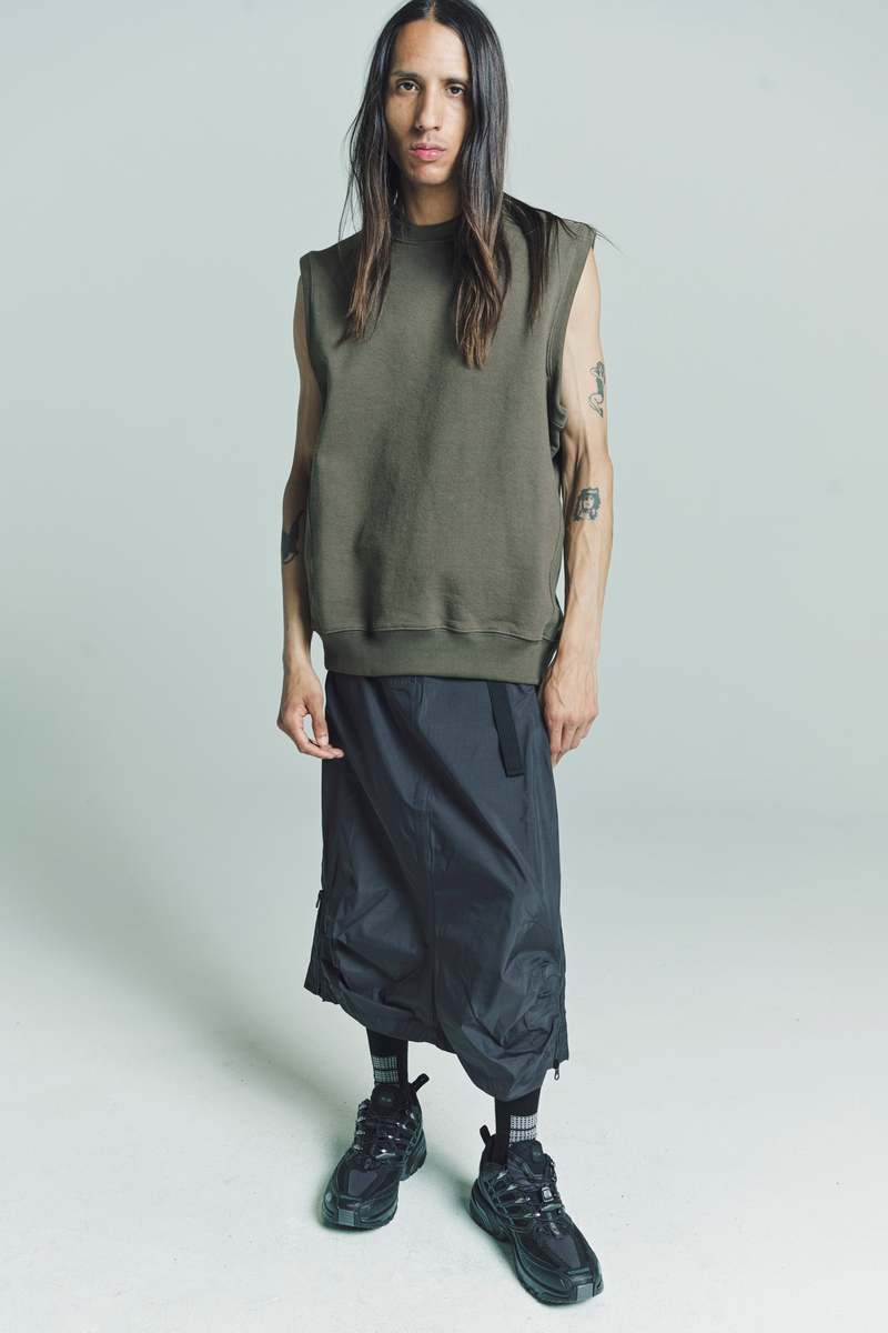 gr10k 24ss arc skirt サイズ46 GR10K ARC SKIRT gr10k 24ss arc skirt