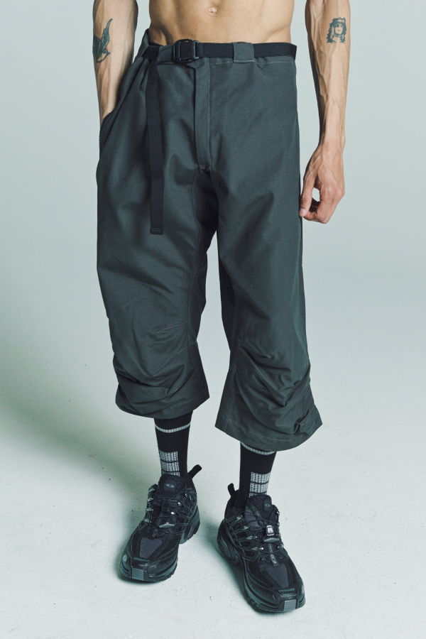 GR10K Soil T4 Cut Arc Pants - Brown