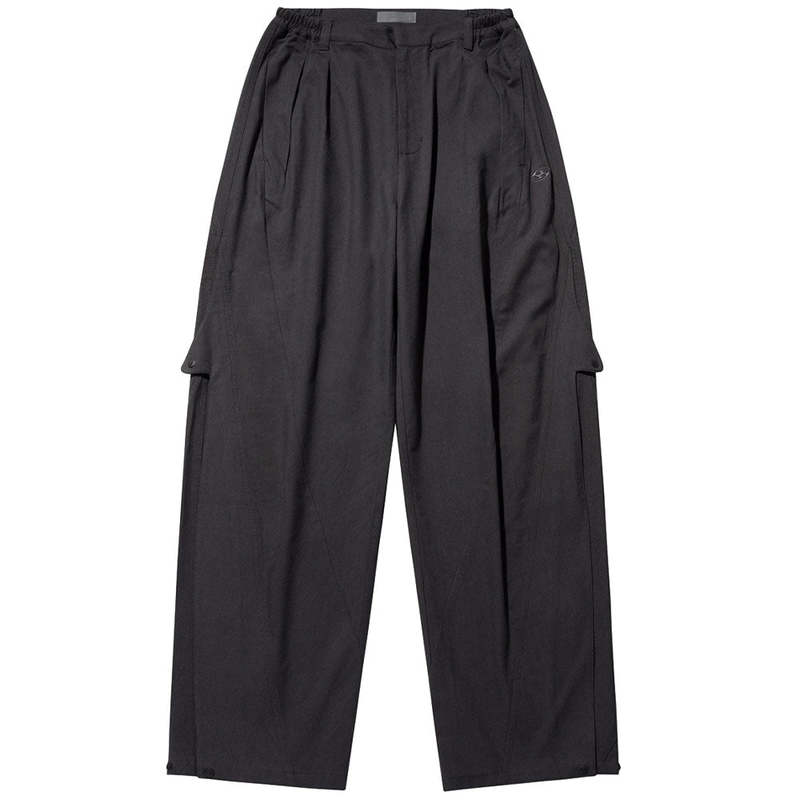 San San Gear Wide Snap Pants - Grey | Garmentory 