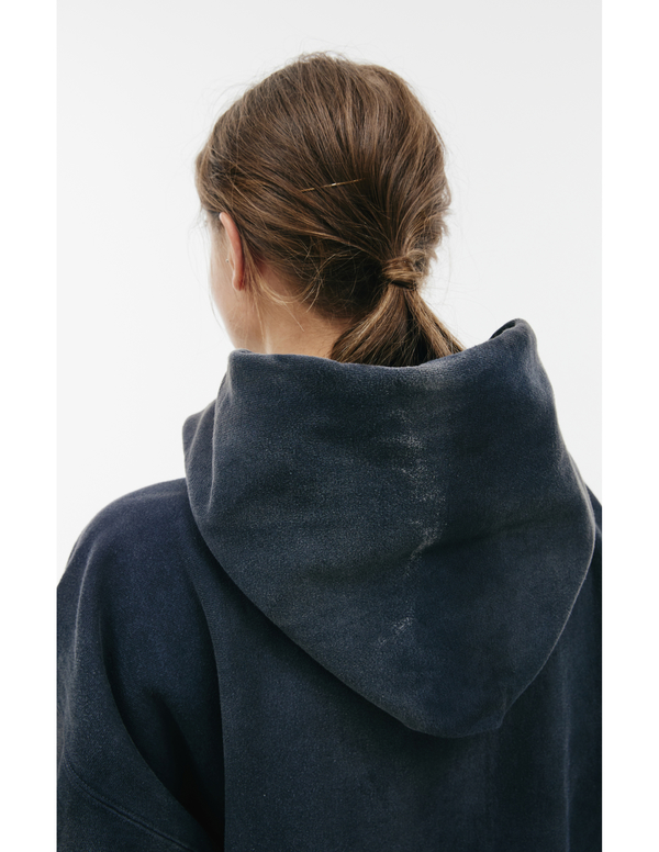 Saint Michael Possession Printed Hoodie - Dark Grey | Garmentory